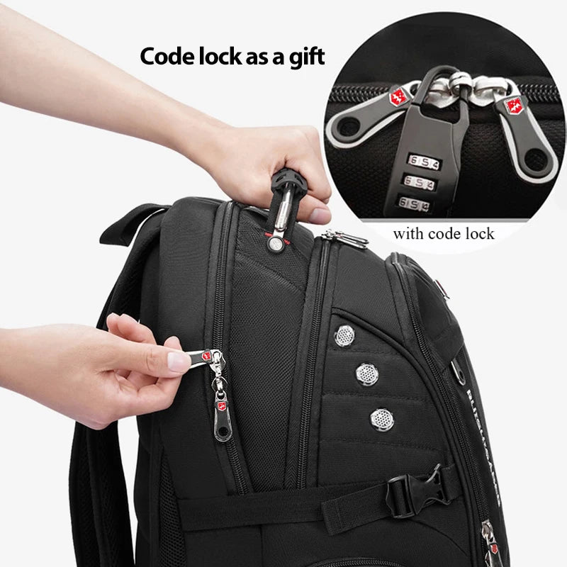Waterproof Laptop Backpack – 17/20 Inch Travel & School Bag for Men & Women