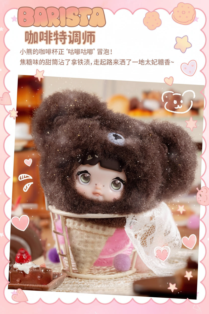 NOMMI Nuomi Er Baby Sweetheart Bunny Blind Box – Cute Vinyl Doll Toy (V8/V9 Series)
