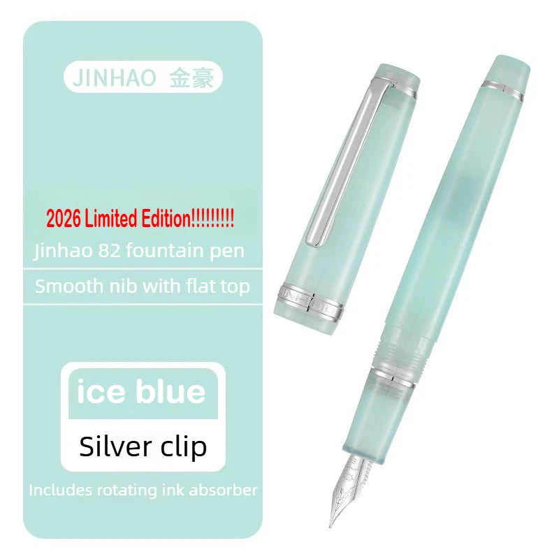 JINHAO 82 Fountain Pen – 2026 Macaron Colors Rose Gold Clip