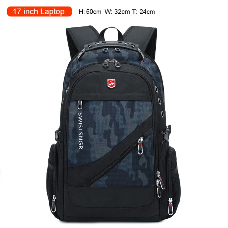 Waterproof Laptop Backpack – 17/20 Inch Travel & School Bag for Men & Women