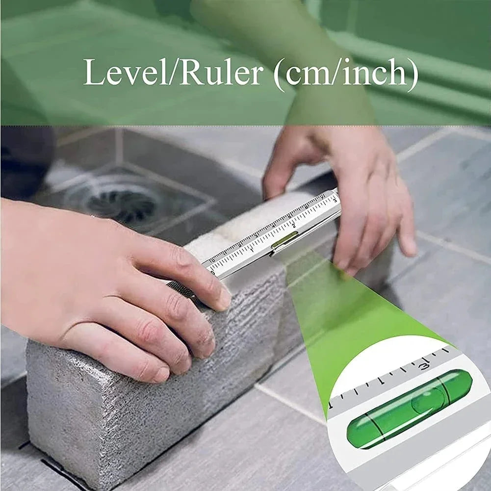7-in-1 Multifunctional Pen – Stylus, Screwdriver, Ruler & More