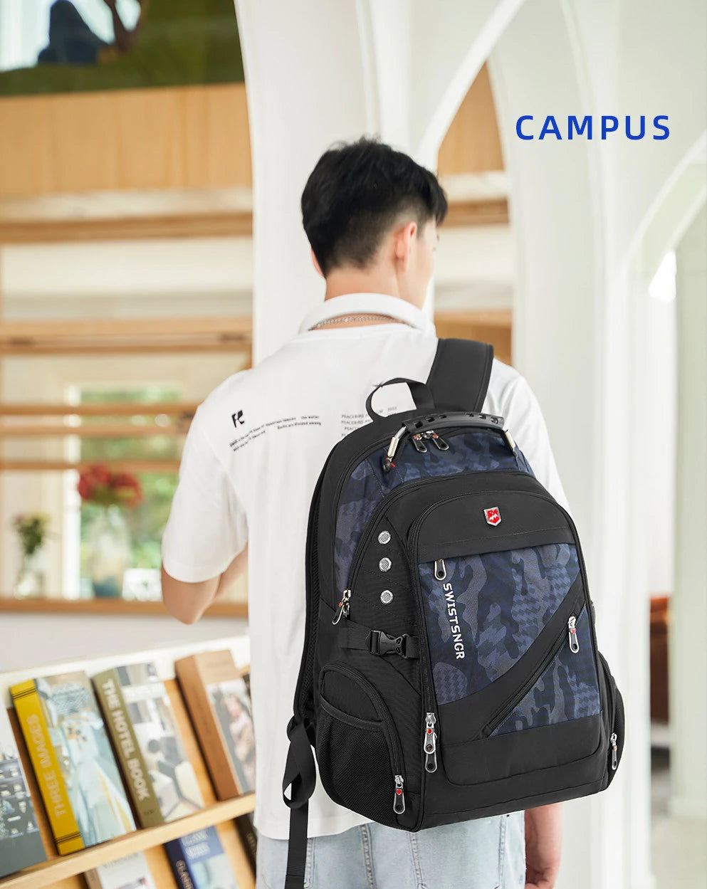 Waterproof Laptop Backpack – 17/20 Inch Travel & School Bag for Men & Women