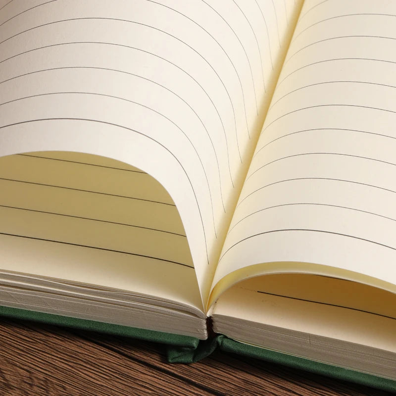 A5 Leather Notebook – 200 Pages Soft Cover with Bookmark