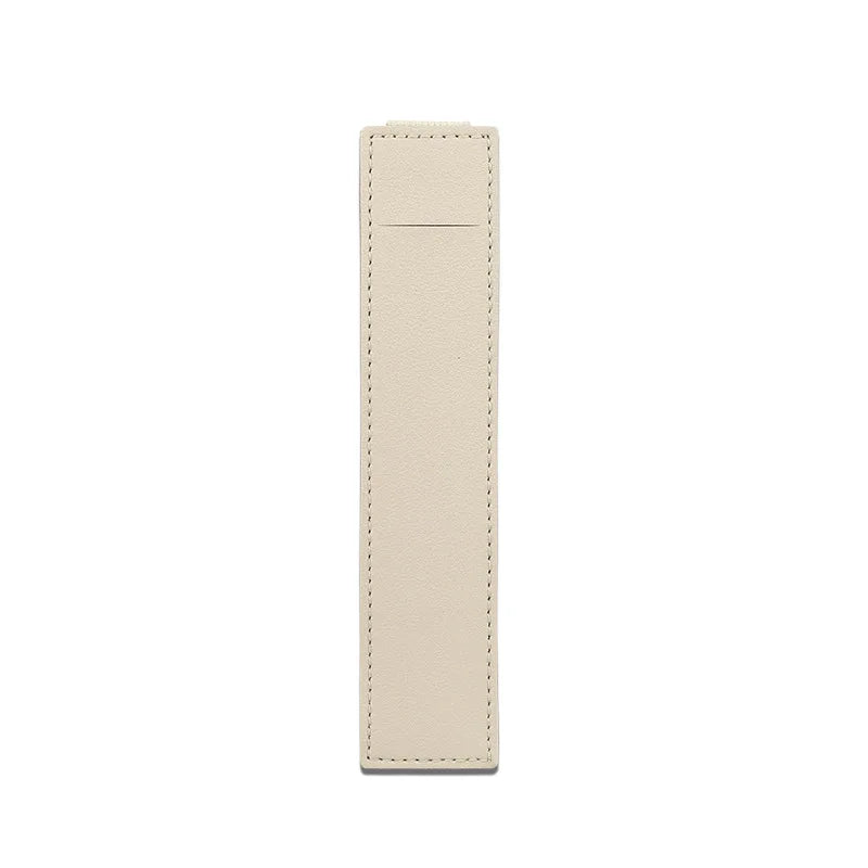 Portable PU Leather Pen Bag – Elastic Buckle Pencil Case