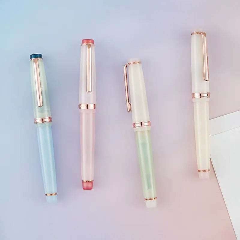 JINHAO 82 Fountain Pen – 2026 Macaron Colors Rose Gold Clip