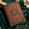 Vintage Leather Notebook Diary – Portable Journal for Students & Business