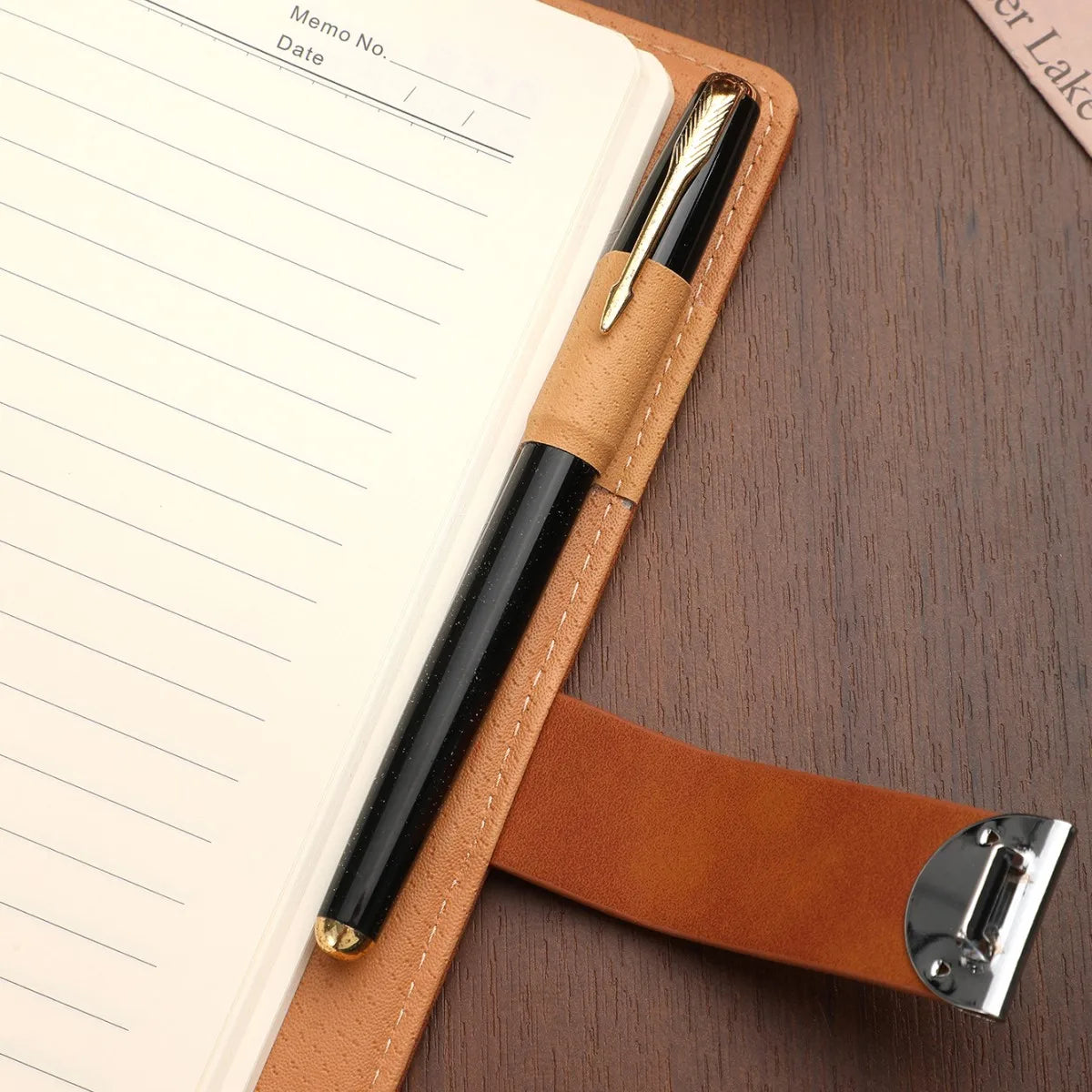 Retro Password Notebook with Lock – A5 200 Pages Diary Binder