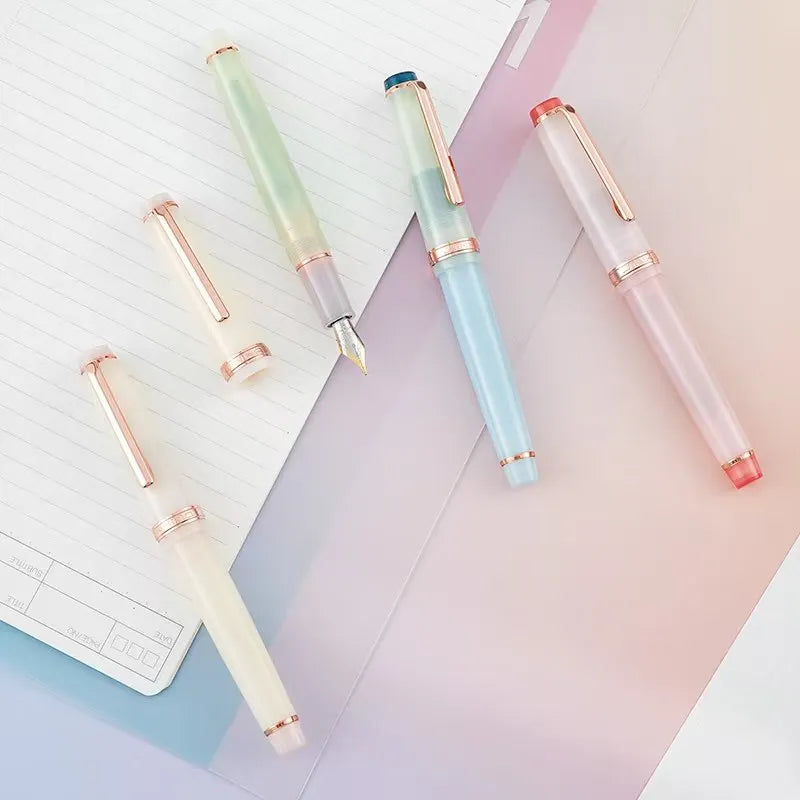 JINHAO 82 Fountain Pen – 2026 Macaron Colors Rose Gold Clip