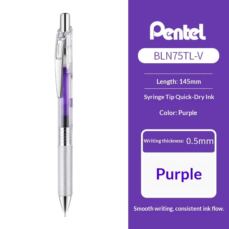 Pentel EnerGel Retractable Gel Pens – Assorted Colors, Quick-Dry Ink