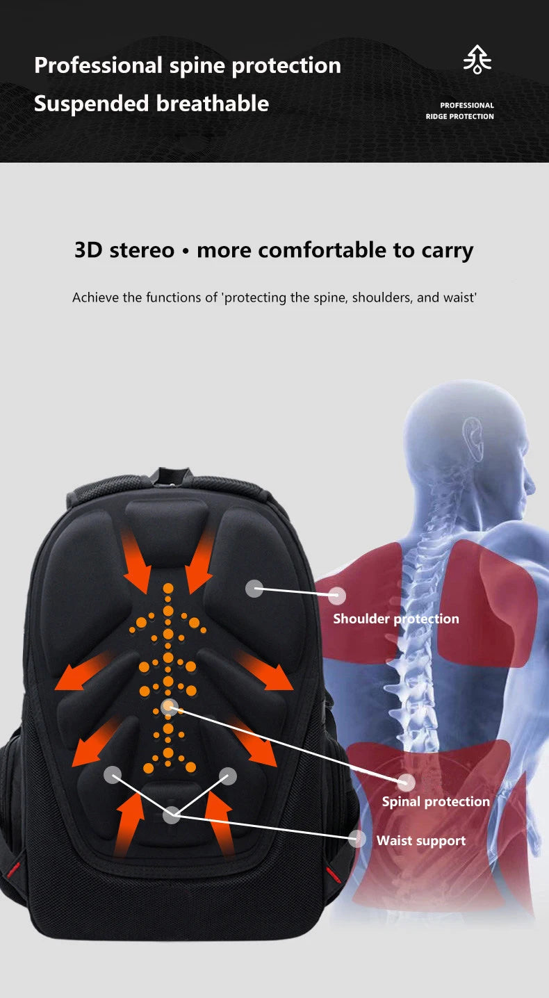 Waterproof Laptop Backpack – 17/20 Inch Travel & School Bag for Men & Women