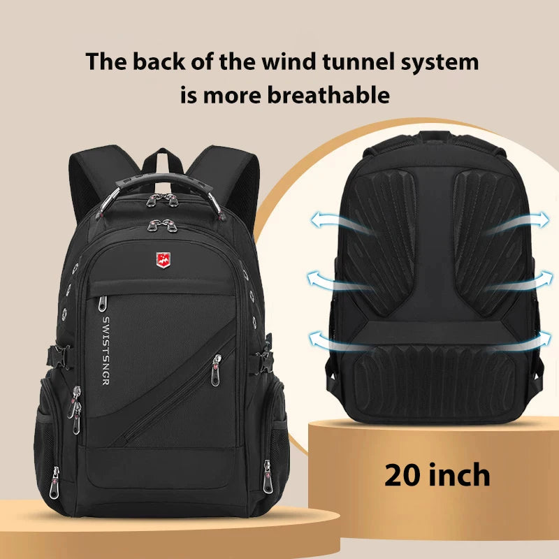Waterproof Laptop Backpack – 17/20 Inch Travel & School Bag for Men & Women
