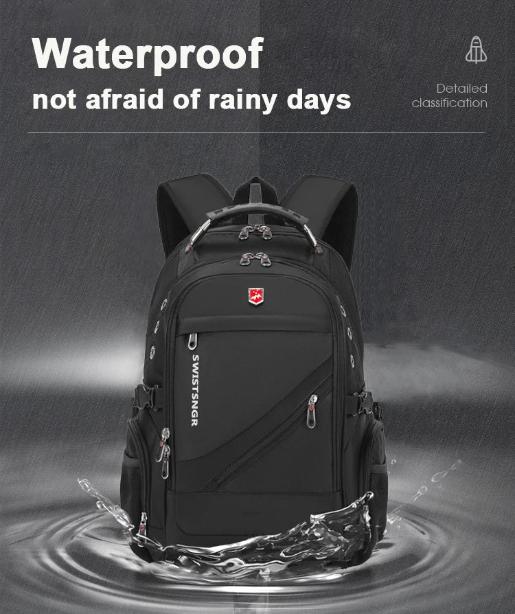 Waterproof Laptop Backpack – 17/20 Inch Travel & School Bag for Men & Women