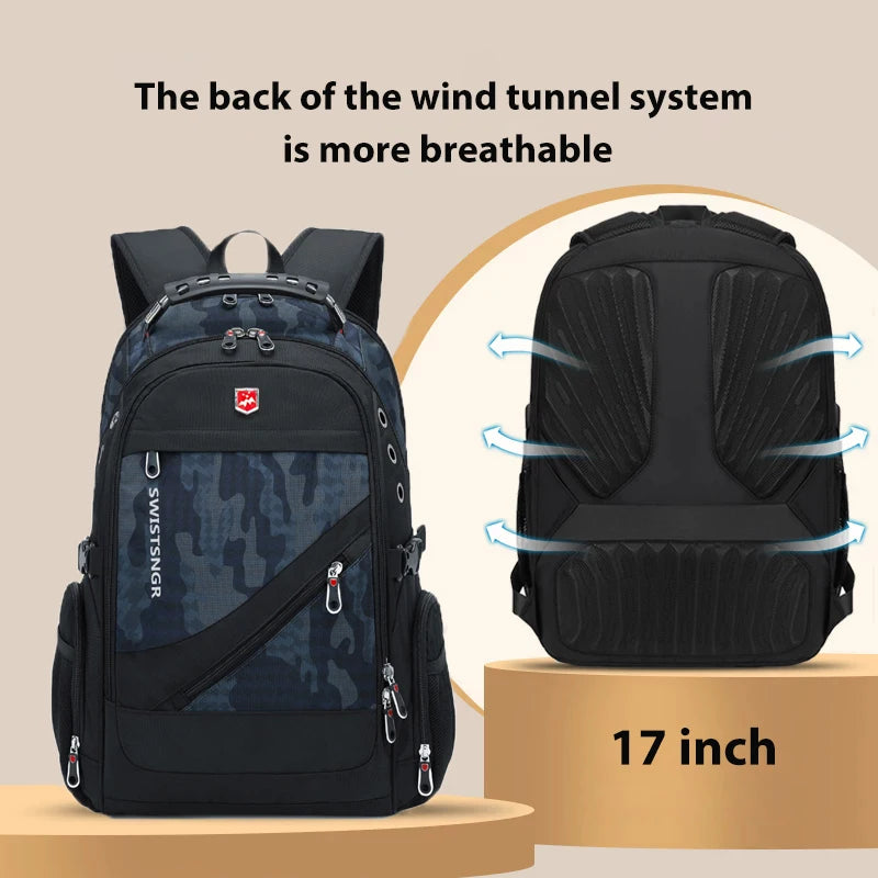 Waterproof Laptop Backpack – 17/20 Inch Travel & School Bag for Men & Women