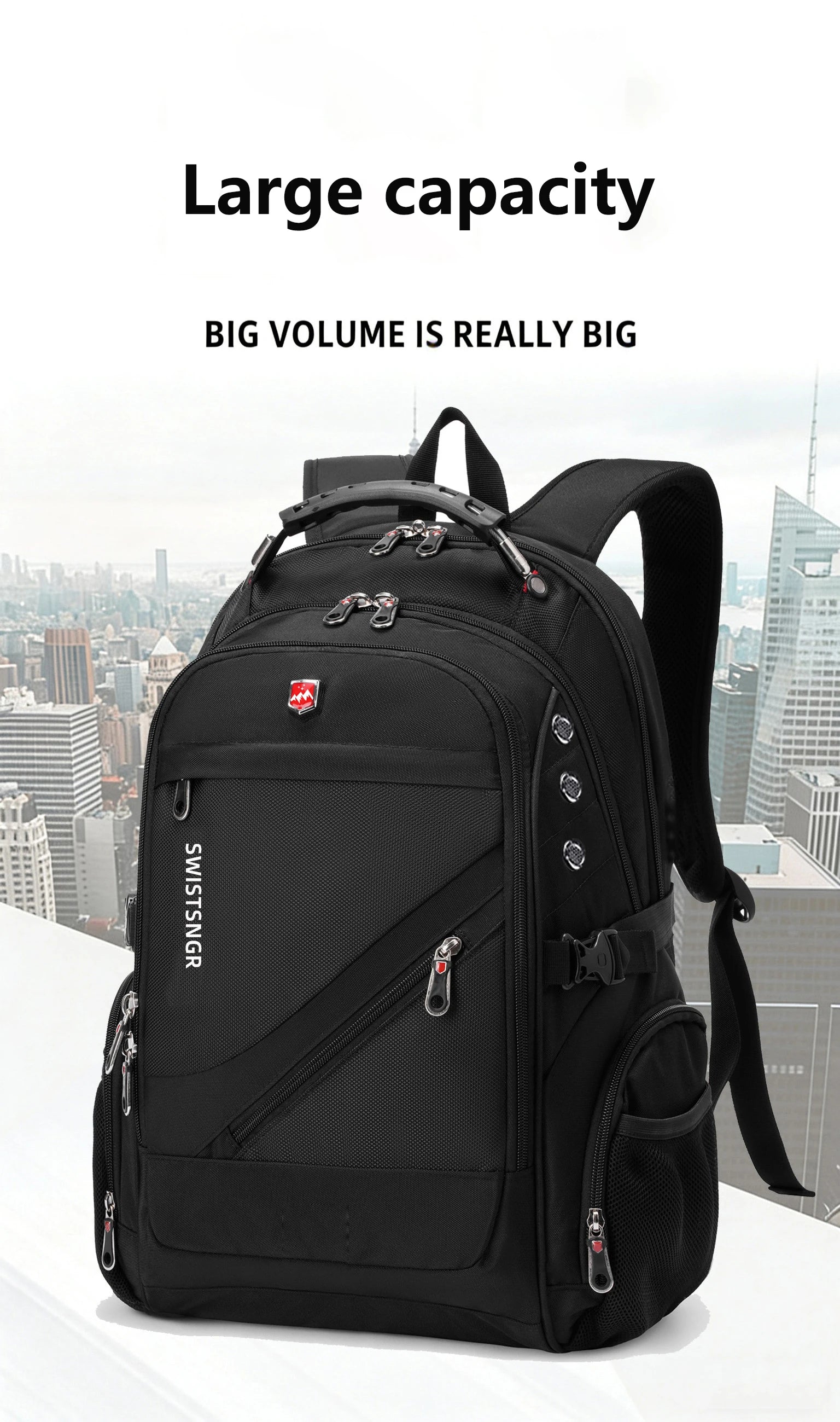 Waterproof Laptop Backpack – 17/20 Inch Travel & School Bag for Men & Women
