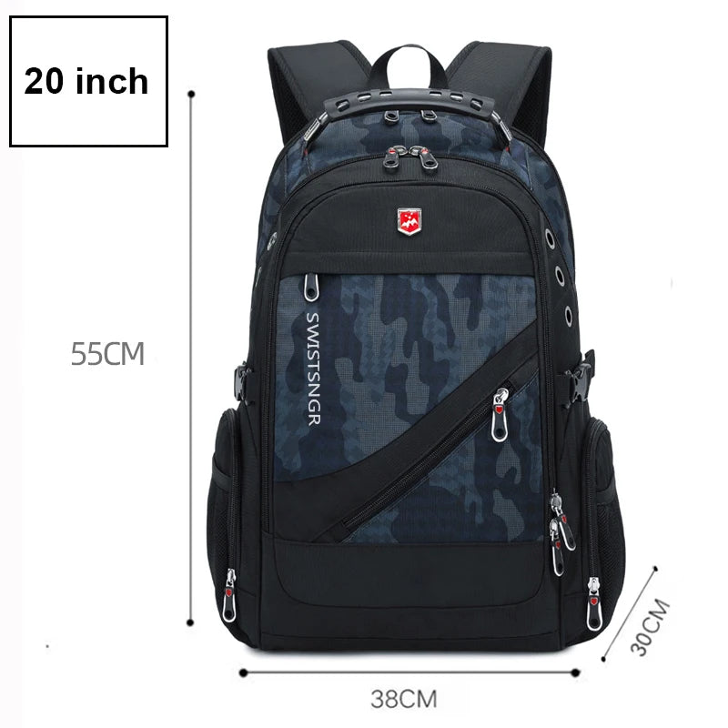 Waterproof Laptop Backpack – 17/20 Inch Travel & School Bag for Men & Women