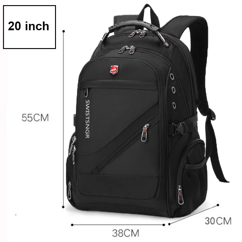 Waterproof Laptop Backpack – 17/20 Inch Travel & School Bag for Men & Women