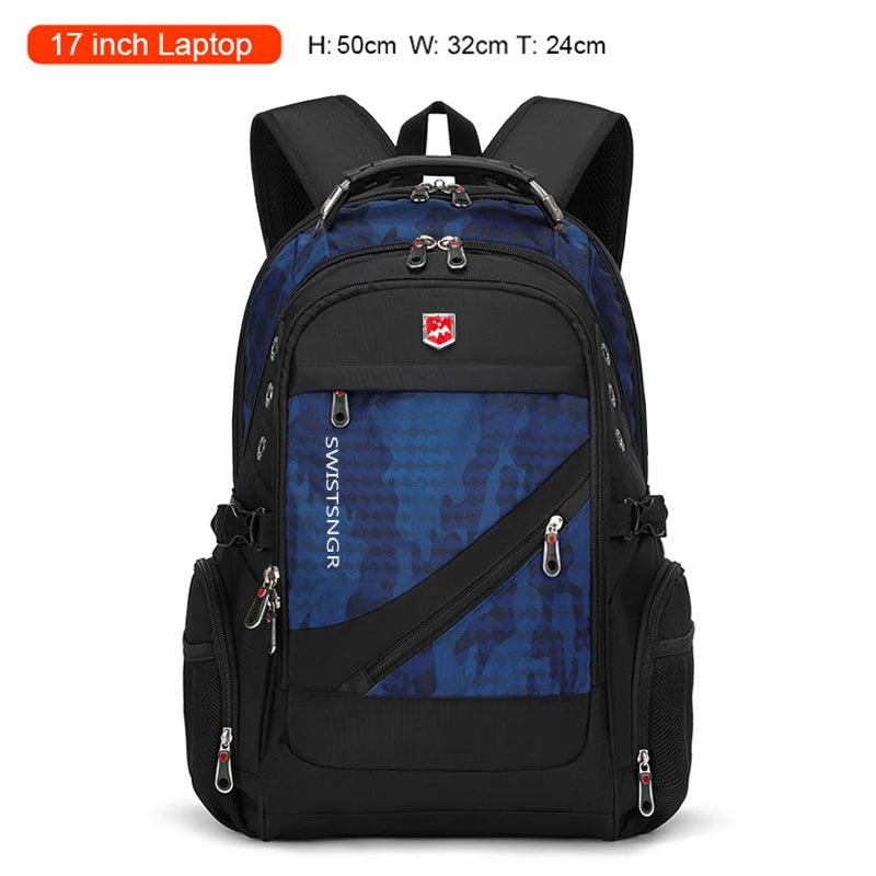 Waterproof Laptop Backpack – 17/20 Inch Travel & School Bag for Men & Women