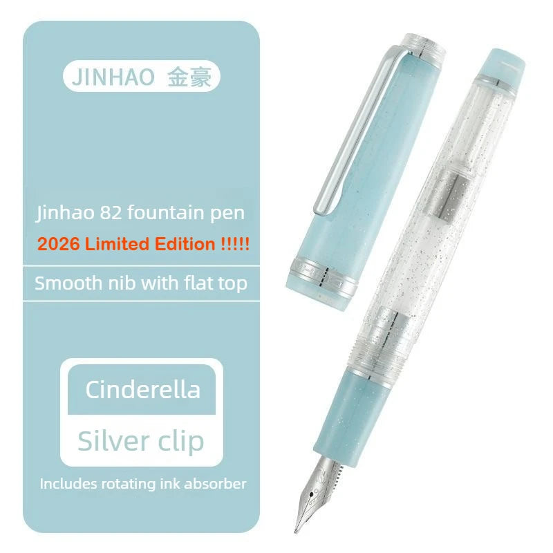 JINHAO 82 Fountain Pen – 2026 Macaron Colors Rose Gold Clip