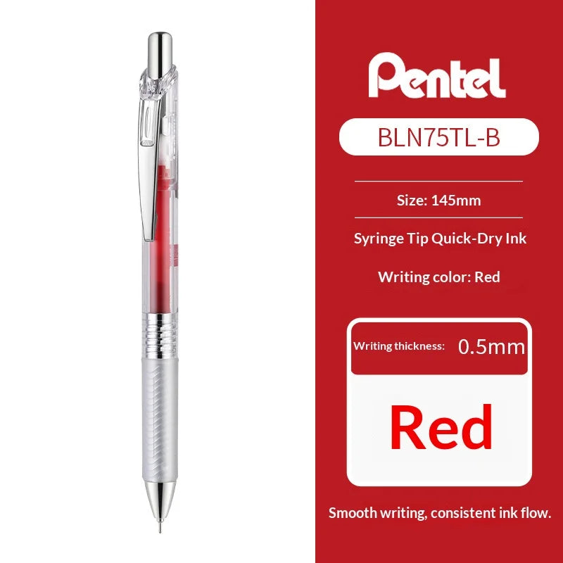 Pentel EnerGel Retractable Gel Pens – Assorted Colors, Quick-Dry Ink