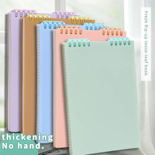 A5 Spiral Loose-Leaf Notebook – 60 Sheets Thick Lined Pages