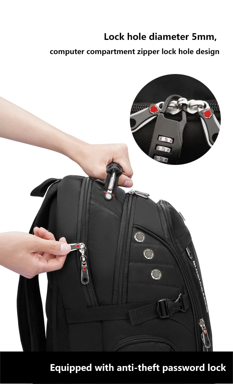 Waterproof Laptop Backpack – 17/20 Inch Travel & School Bag for Men & Women