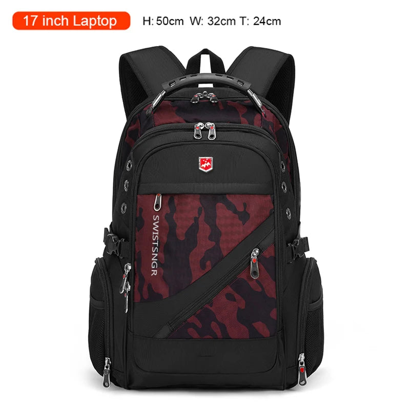 Waterproof Laptop Backpack – 17/20 Inch Travel & School Bag for Men & Women