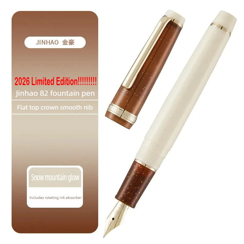 JINHAO 82 Fountain Pen – 2026 Macaron Colors Rose Gold Clip