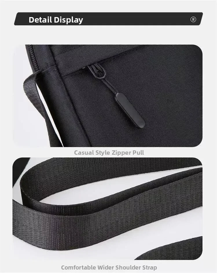 Soccer Six Seven Crossbody Bag – Unisex Canvas Messenger Bag