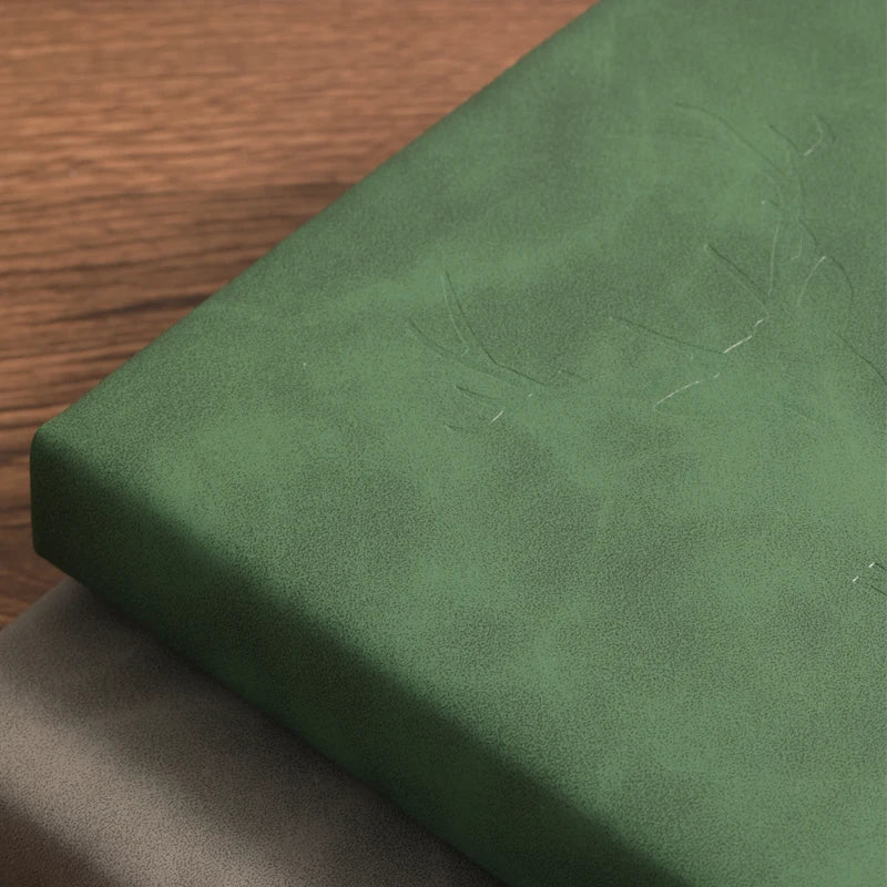 A5 Leather Notebook – 200 Pages Soft Cover with Bookmark